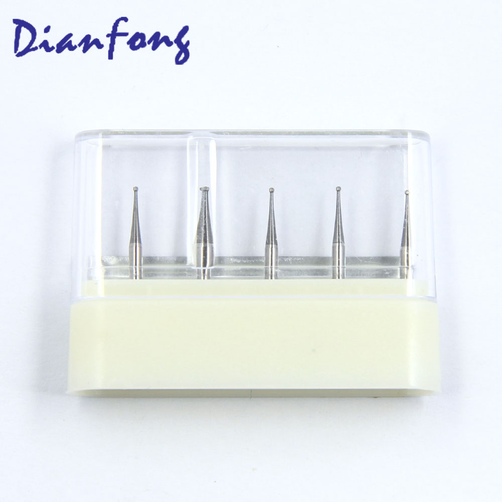 FG1/2 FG Standard Ball Plain Cut head 0.6mm Tungsten Carbide Bur FG