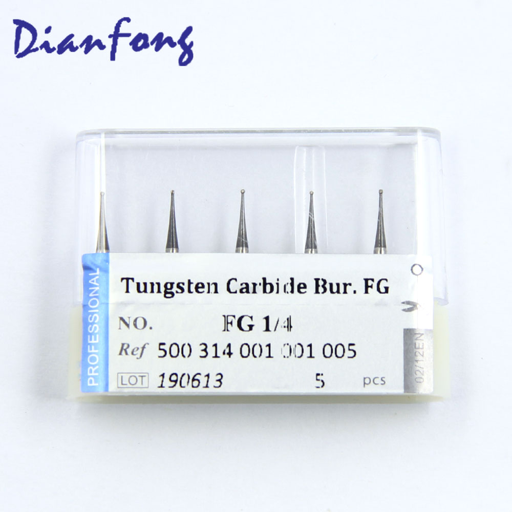 FG1/4 FG Standard Ball Plain Cut head 0.5mm Tungsten Carbide Bur FG