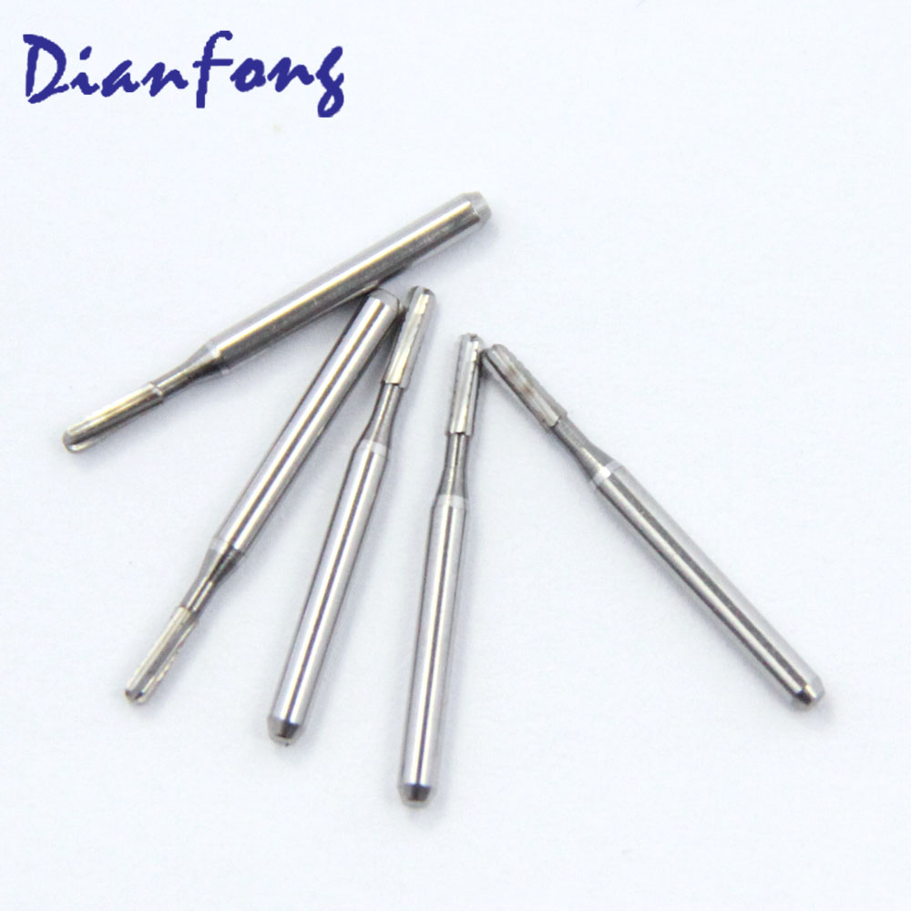 FG1558 FG Standard Round Cylinder Cross Cut head 1.2mm Tungsten Carbide Bur FG