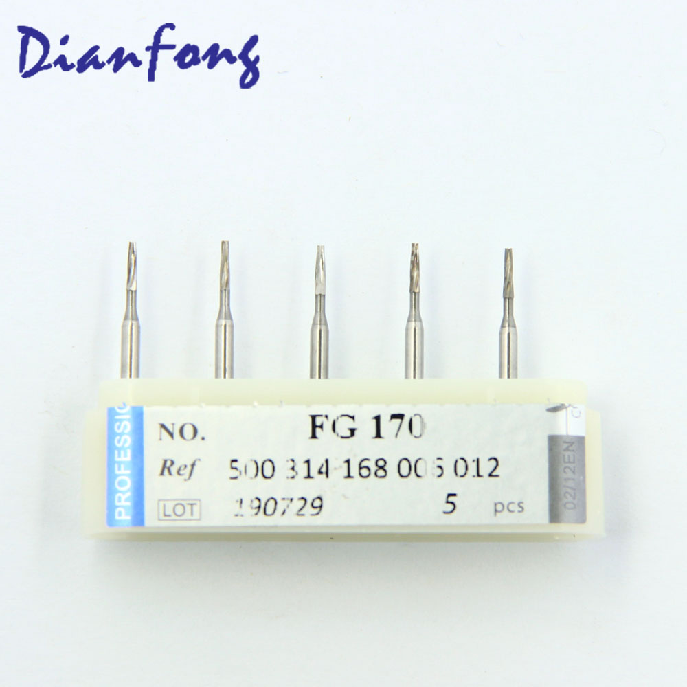 FG170 FG Standard Taper Plain Cut head 1.2mm Tungsten Carbide Bur FG