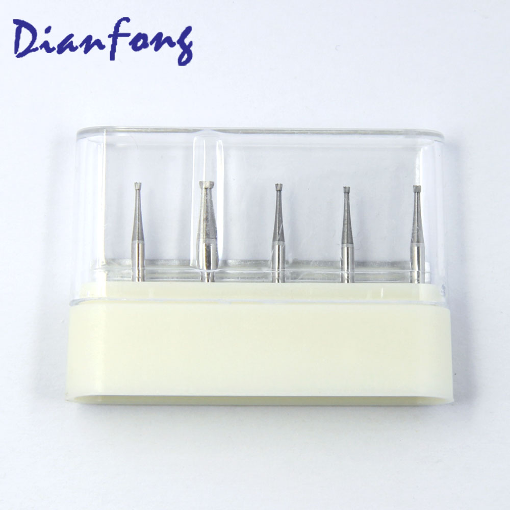 FG34 FG Standard Invert Cone Plain Cut head 0.8mm Tungsten Carbide Bur FG