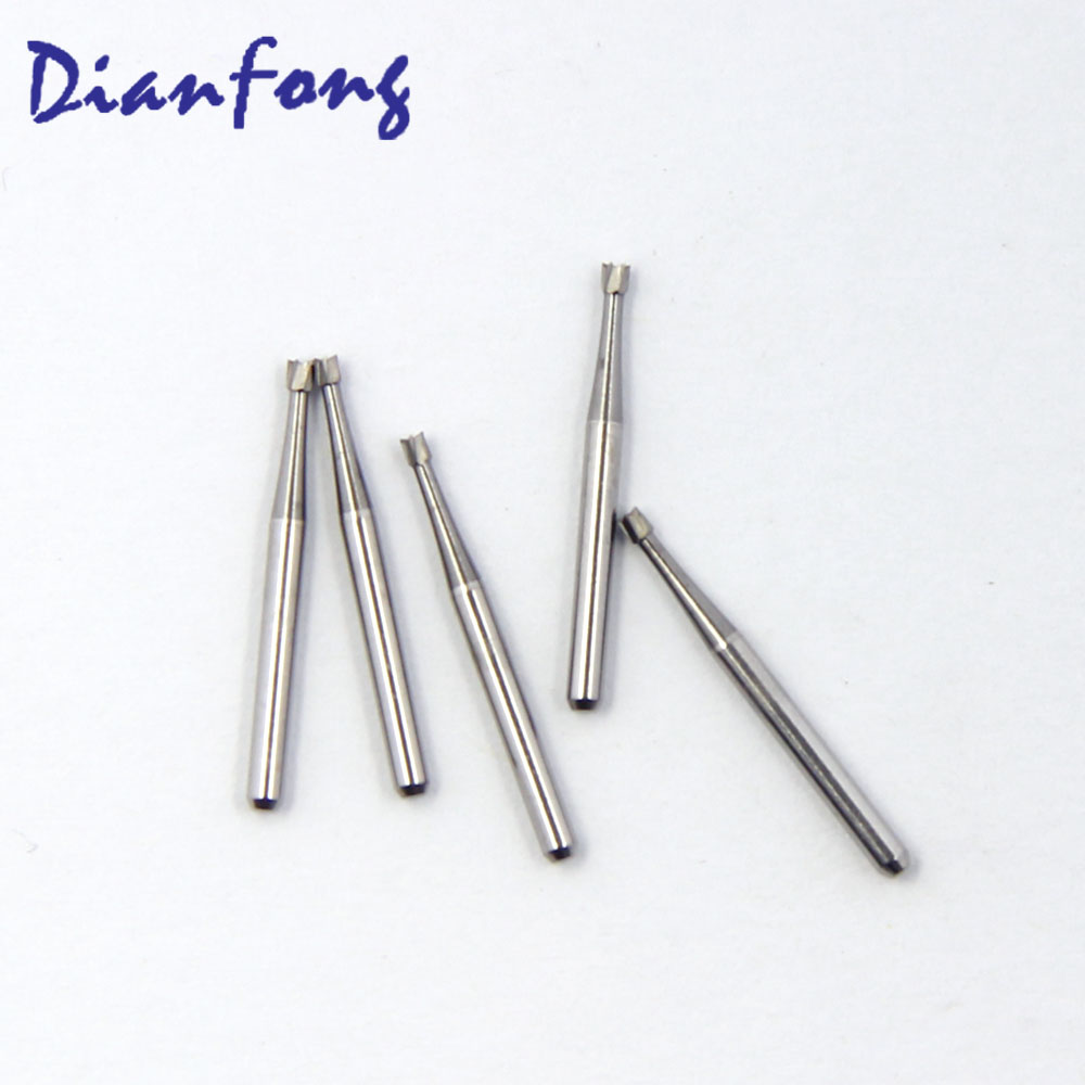 FG36 FG Standard Invert Cone Plain Cut head 1.2mm Tungsten Carbide Bur FG