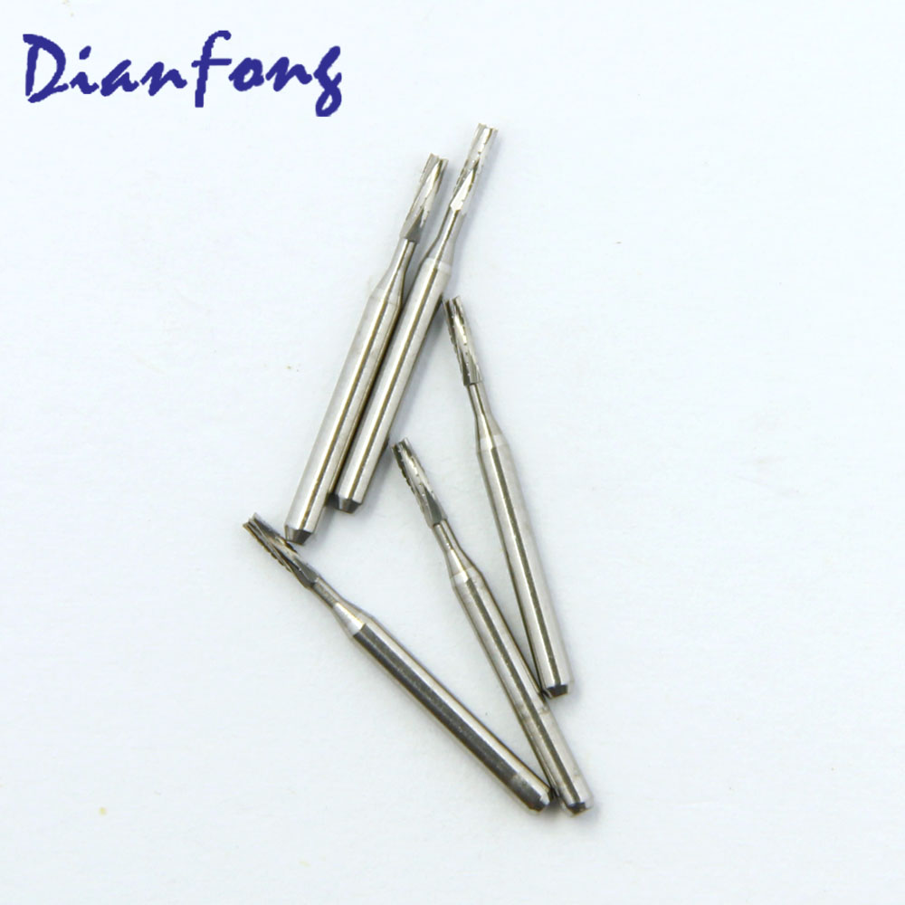 FG557 FG Standard Cylinder Cross Cut head 1mm Tungsten Carbide Bur FG