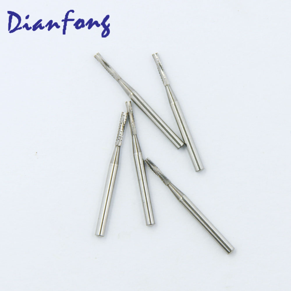 FG557L FG Standard Cylinder Cross Cut head 1mm Tungsten Carbide Bur FG