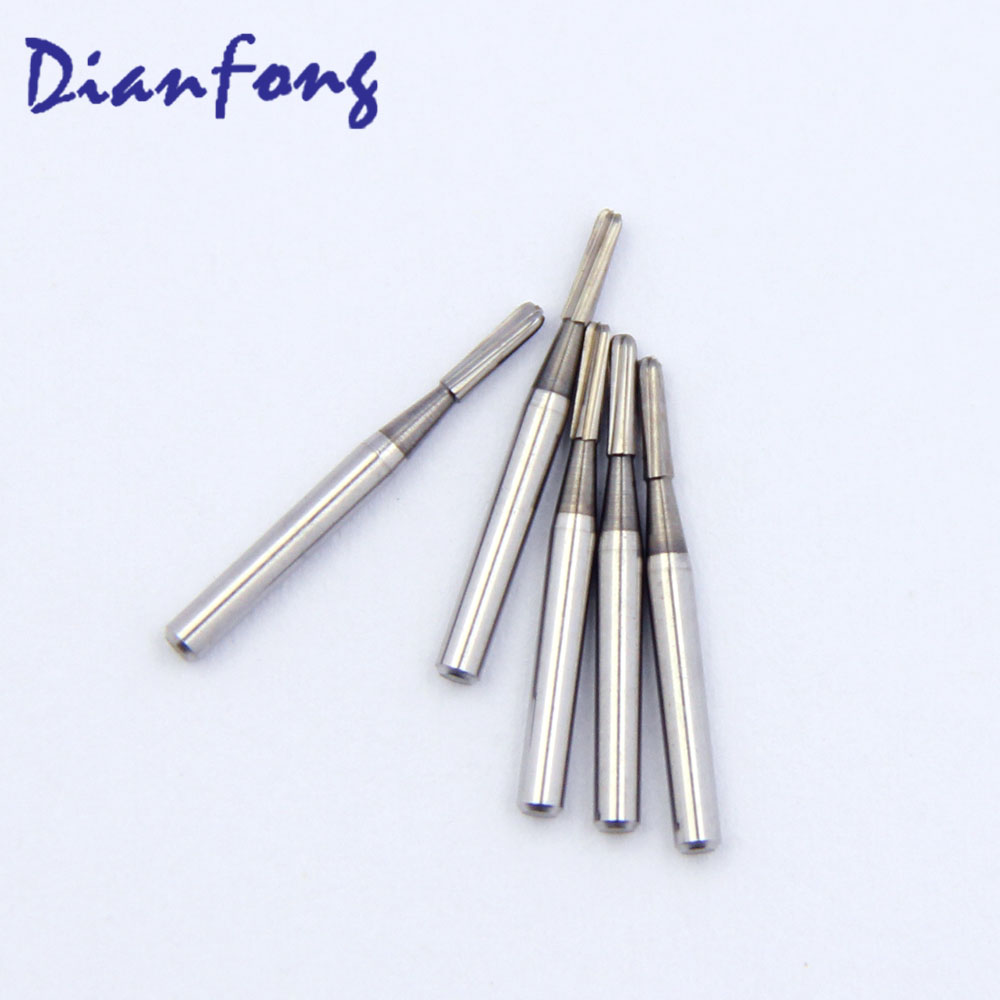 FGS1157 FG Short Round Cylinder Plain Cut head 1mm Tungsten Carbide Bur FG Short