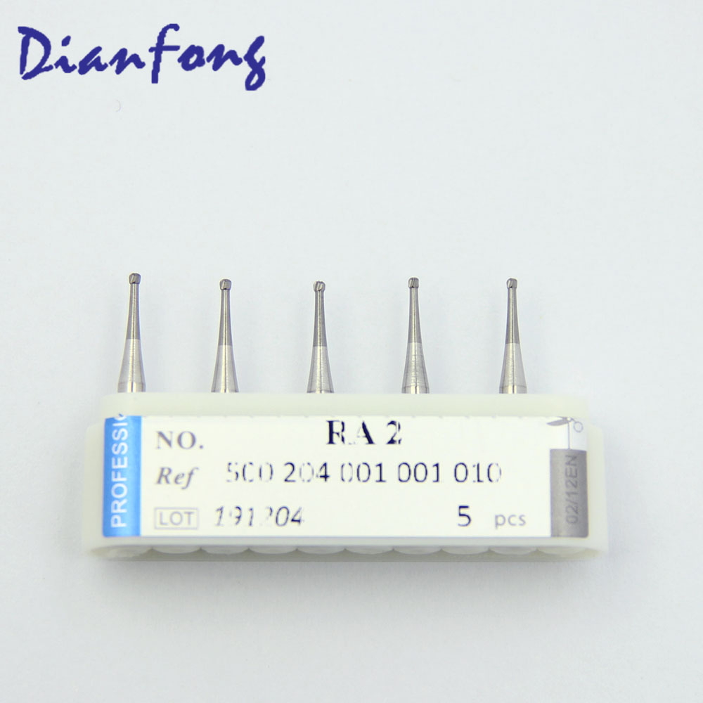 RA2 RA/CA Standard Ball Plain Cut head 1mm Tungsten Carbide Bur RA