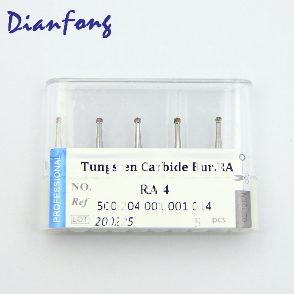 RA4 RA/CA Standard Ball Plain Cut head 1.4mm Tungsten Carbide Bur RA