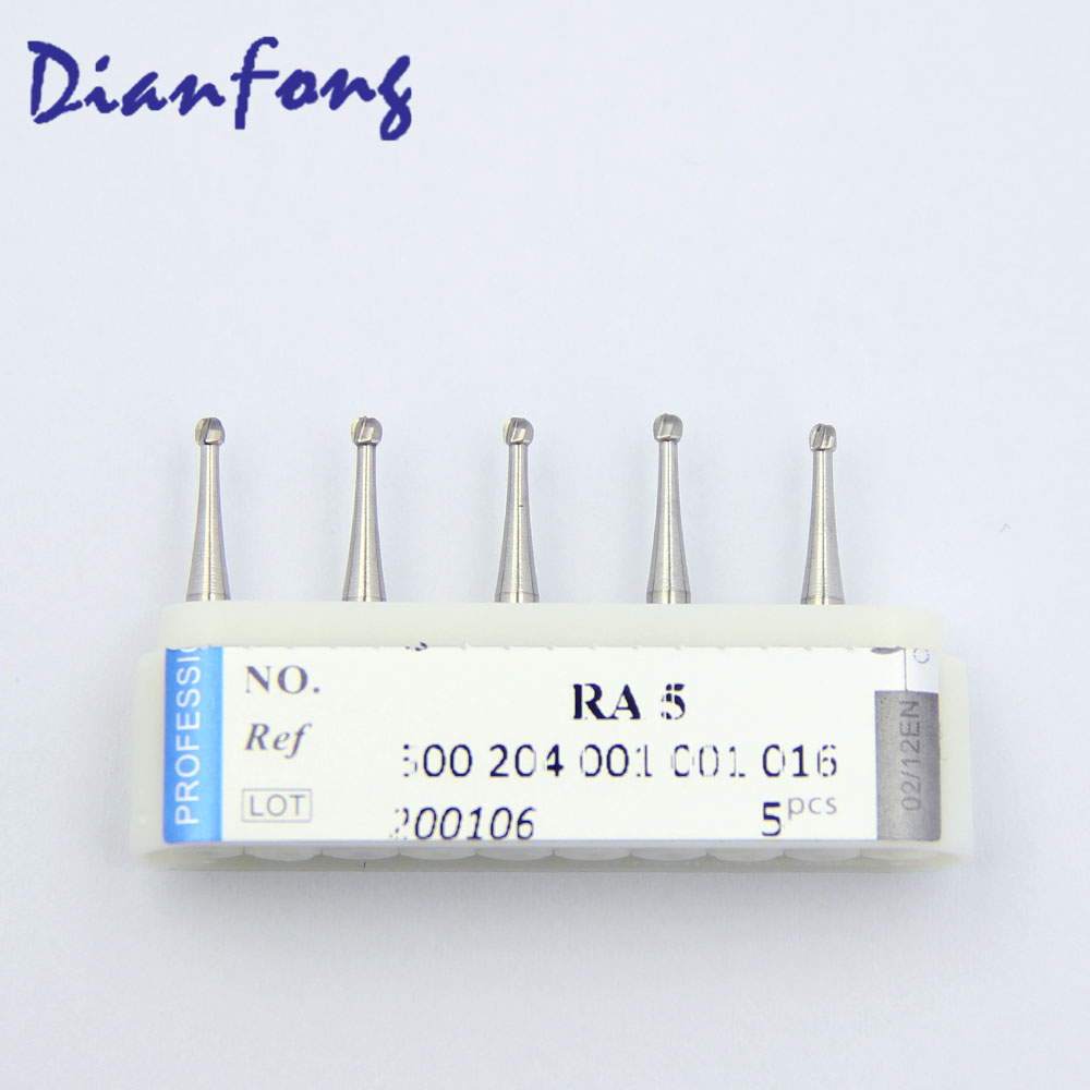 RA5 RA/CA Standard Ball Plain Cut head 1.6mm Tungsten Carbide Bur RA