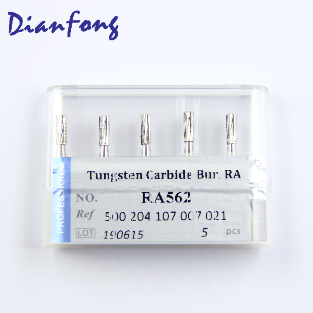 RA562 RA/CA Standard Cylinder Cross Cut head 2.1mm Tungsten Carbide Bur RA