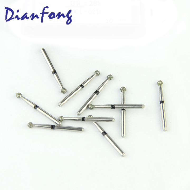001-020S/BR-28S FG Standard Round head 2mm Black Super Coarse Diamond Bur FG