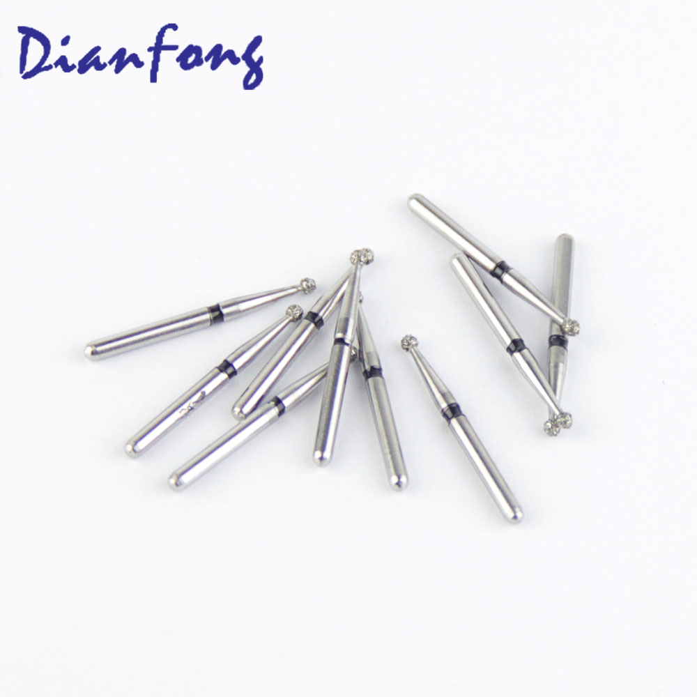 001-014S/BR-41S FG Standard Round head 1.4mm Black Super Coarse Diamond Bur FG