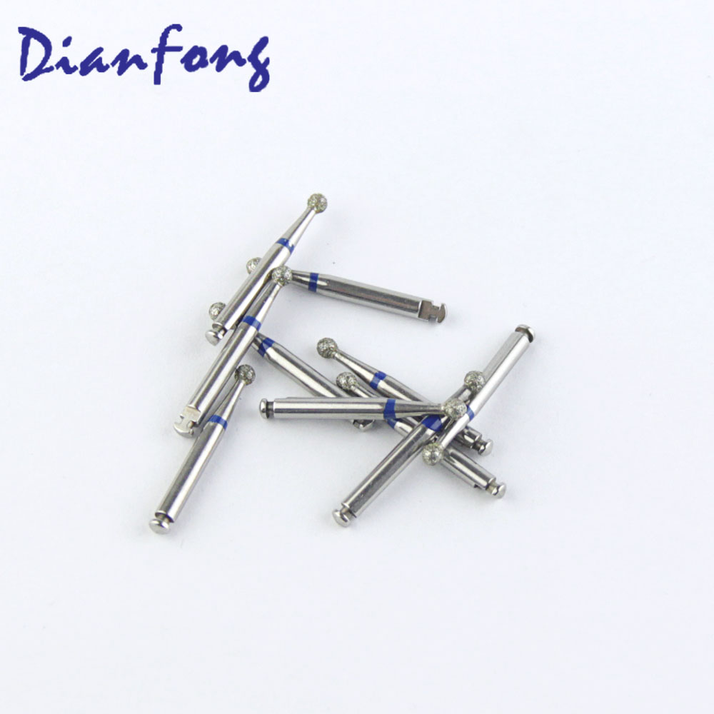 001-R023M/BR-R26 RA/CA Standard Round head 2.3mm Blue Medium Diamond Bur RA