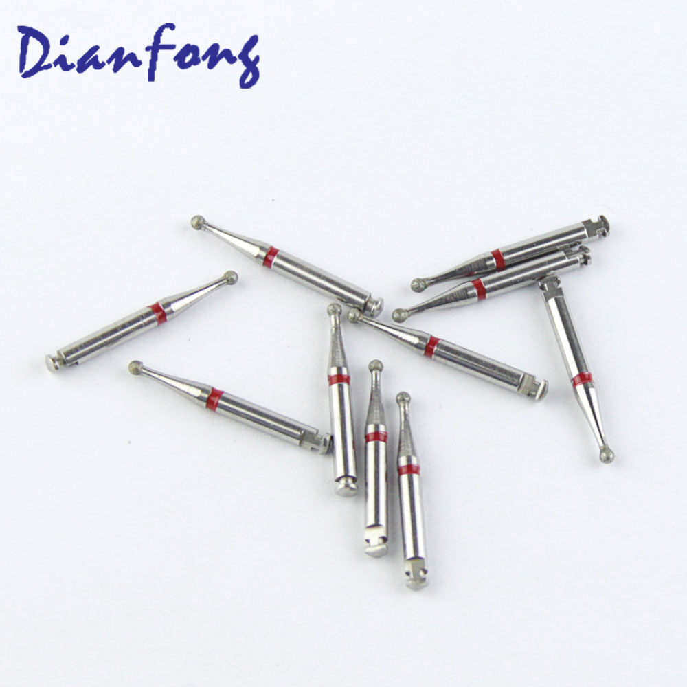 001-R016F/BR-R40F RA/CA Standard Round head 1.6mm Blue Fine Diamond Bur RA