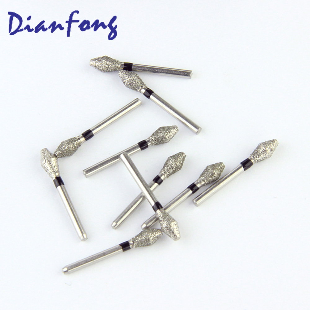 038-032S/EX-11S FG Standard Barrel head 3.2mm Black Super Coarse Diamond Bur FG