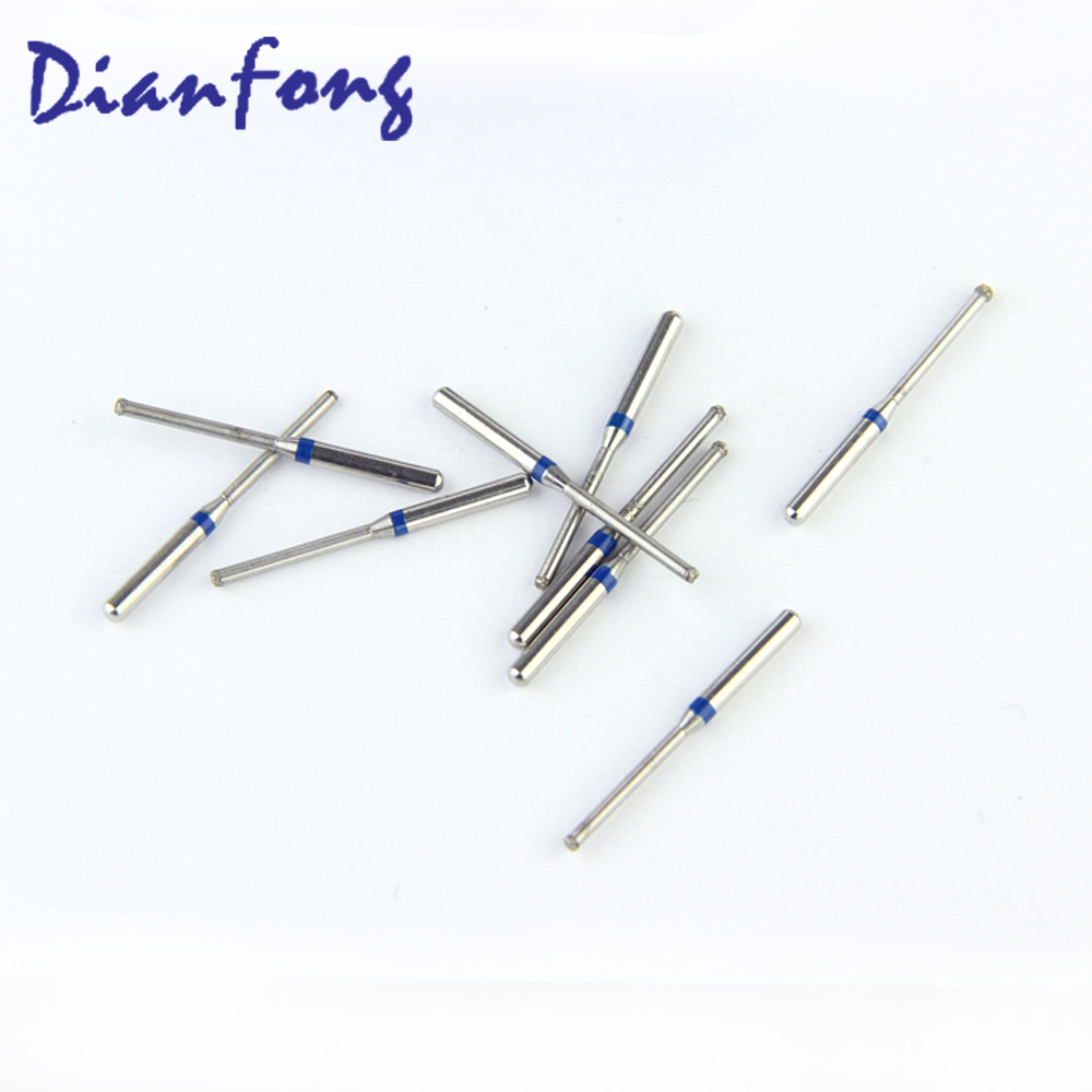 150-012M/EX-18 FG Standard End Cut head 1.2mm Blue Medium Diamond Bur FG
