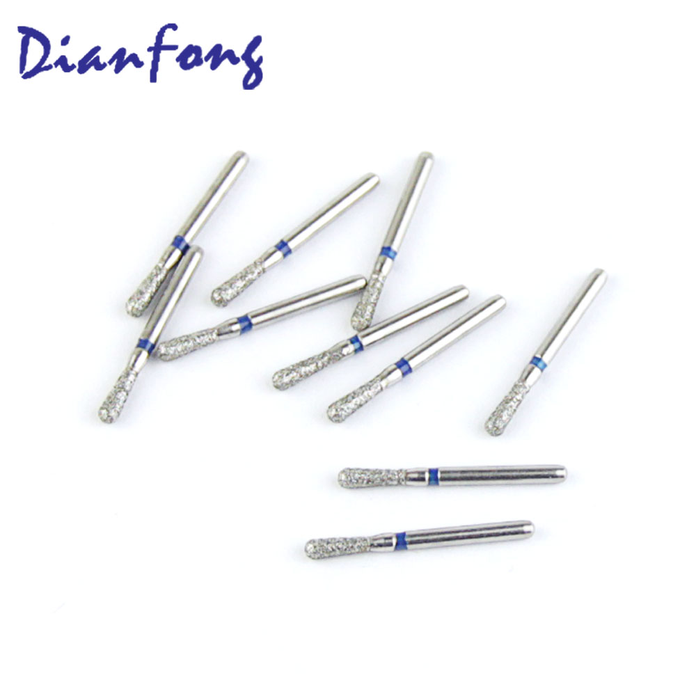 237-018M/EX-20 FG Standard Pear head 1.8mm Blue Medium Diamond Bur FG
