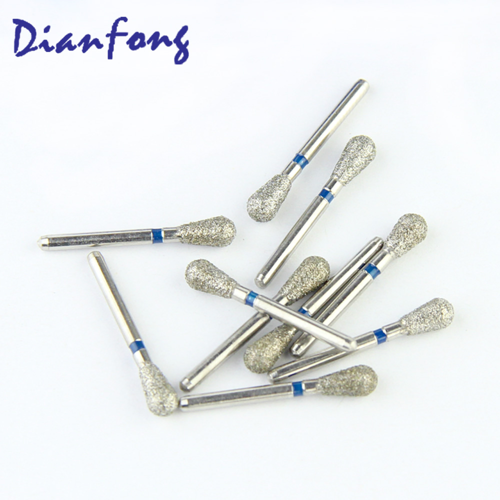 237-032M/EX-26 FG Standard Pear head 3.2mm Blue Medium Diamond Bur FG