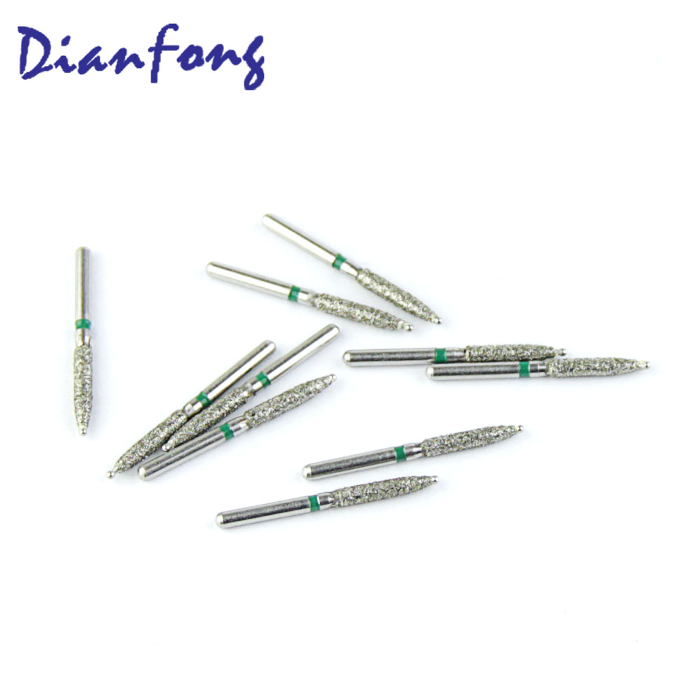 190-018C/FO-54C FG Standard head 1.8mm Green Coarse Diamond Bur FG