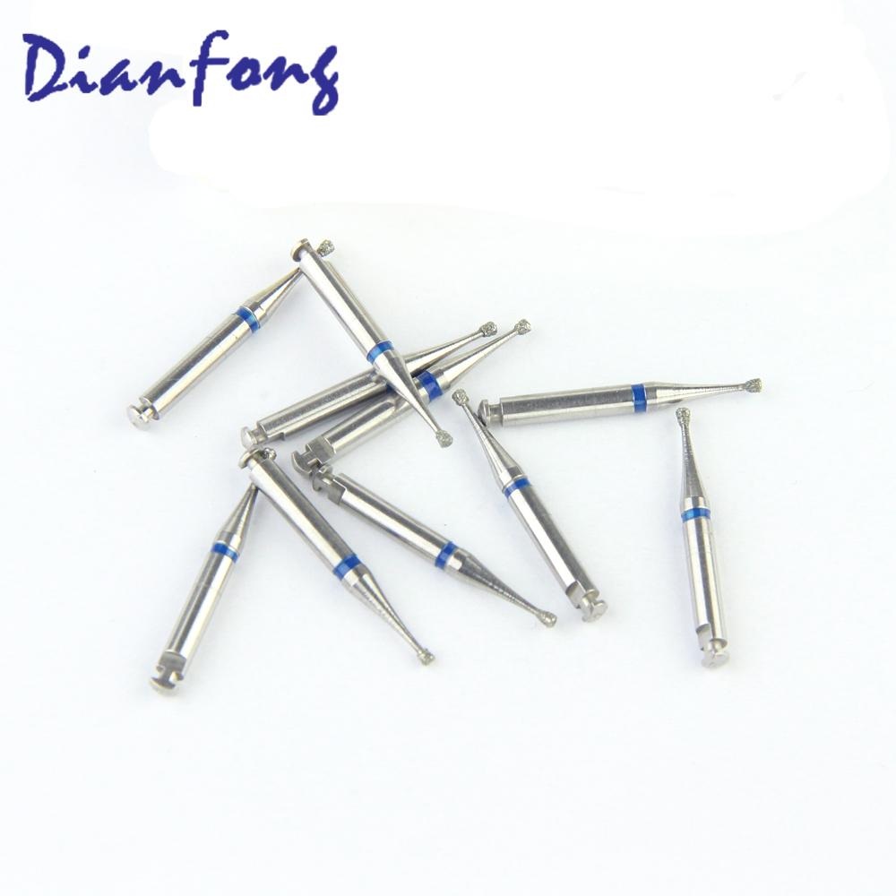 010-R012M/SI-R46 RA/CA Standard Inverted Cone head 1.2mm Blue Medium Diamond Bur RA