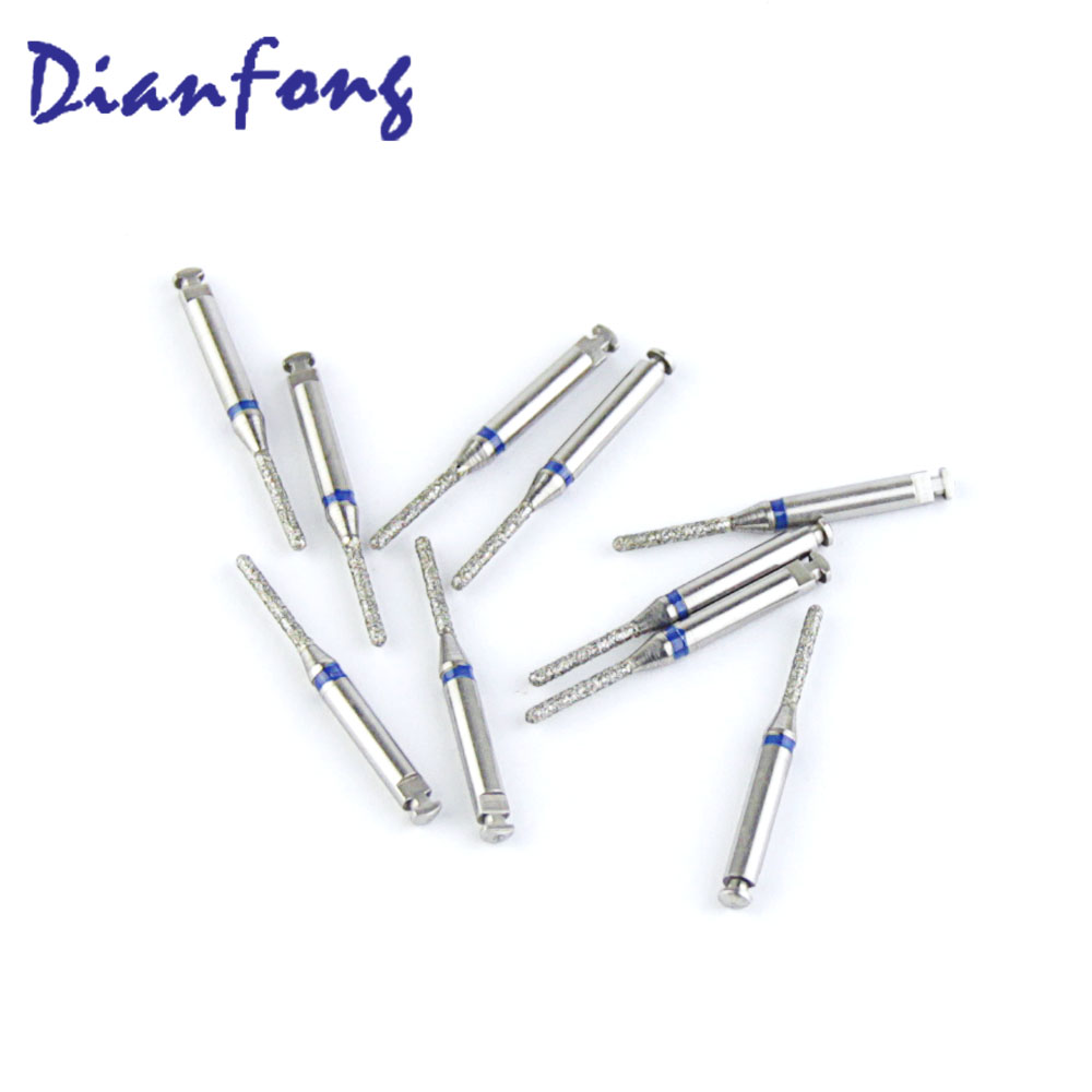 141-R012M/SR-R11 RA/CA Standard Round End Cylinder head 1.2mm Blue Medium Diamond Bur RA