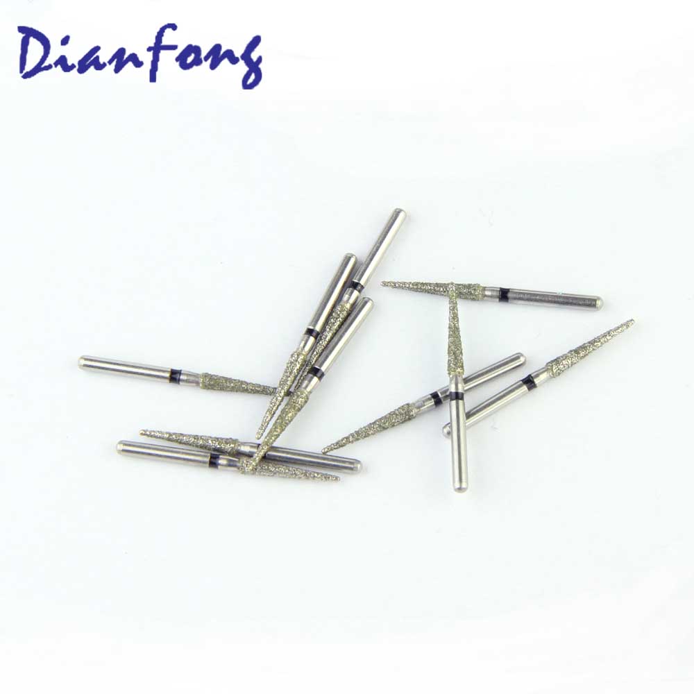 166-018S/TC-16S FG Standard Needle head 1.8mm Black Super Coarse Diamond Bur FG