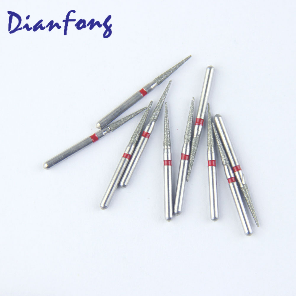 165-014F/TC-21F FG Standard Needle head 1.4mm Blue Fine Diamond Bur FG