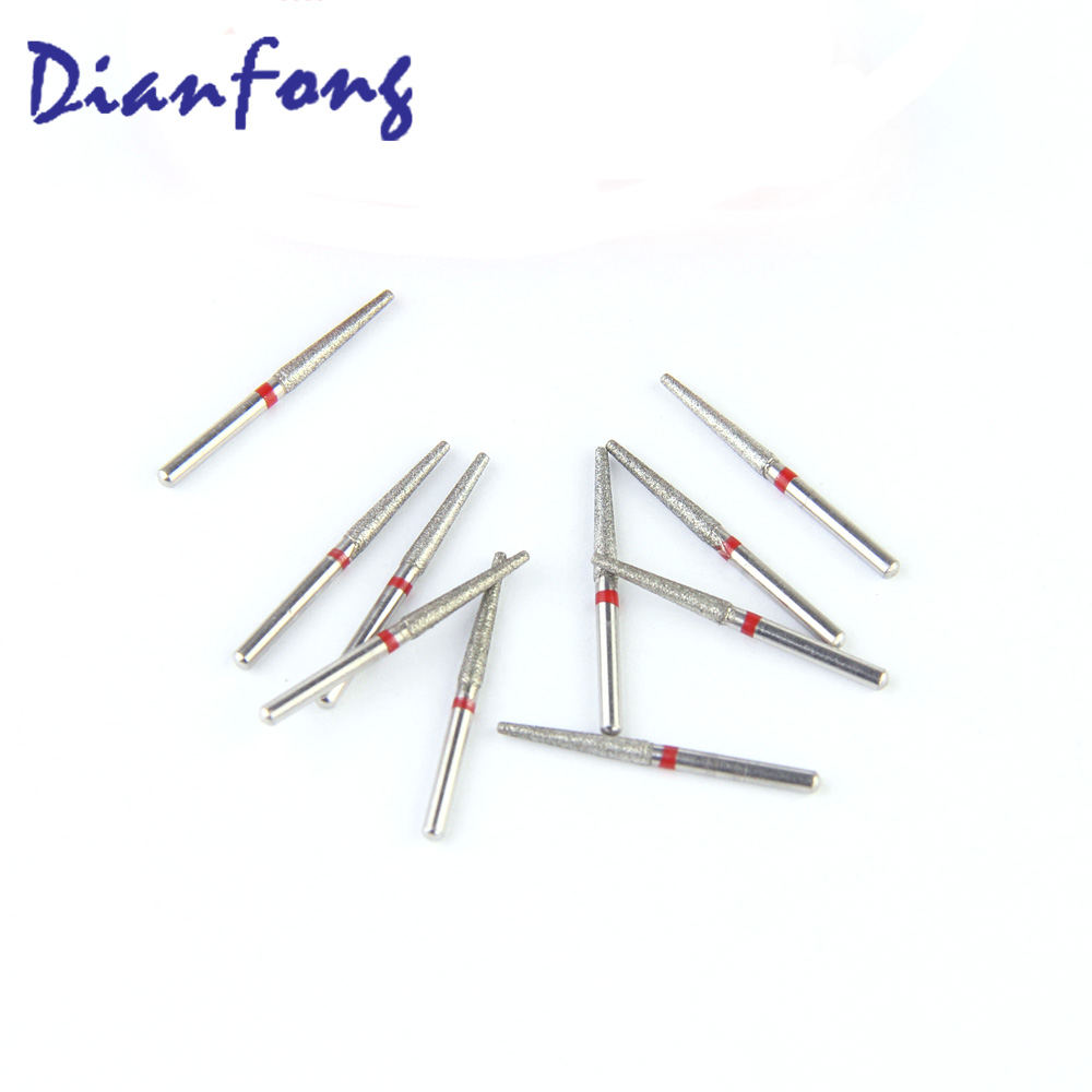 173-018F/TF-13F FG Standard Flat Cone/Taper head 1.8mm Blue Fine Diamond Bur FG