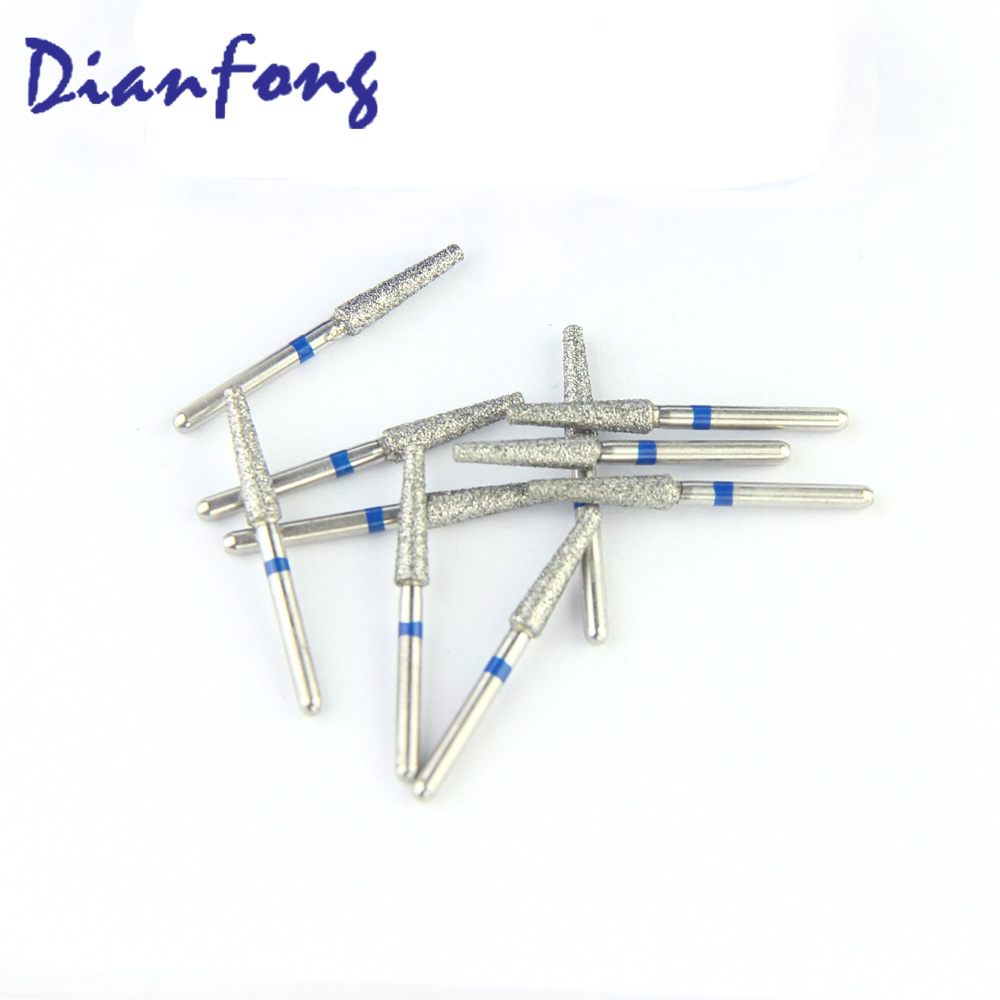 172-023M/TF-14 FG Standard Flat Cone/Taper head 2.3mm Blue Medium Diamond Bur FG