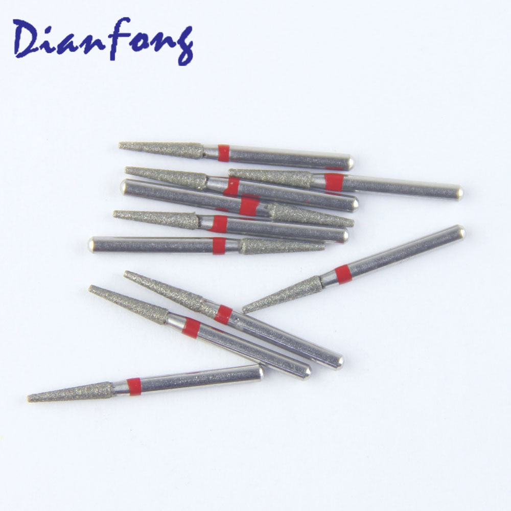 171-016F/TF-21F FG Standard Flat Cone/Taper head 1.6mm Blue Fine Diamond Bur FG