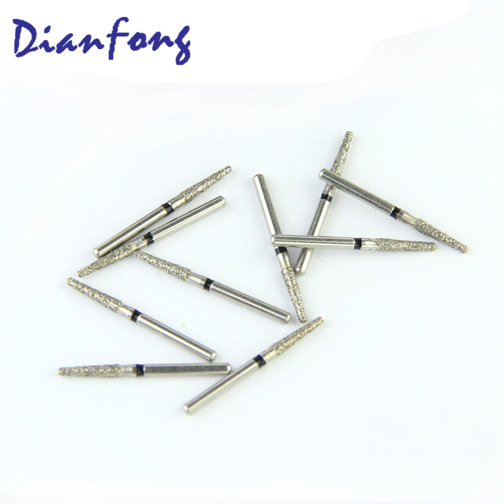 171-016S/TF-21S FG Standard Flat Cone/Taper head 1.6mm Black Super Coarse Diamond Bur FG