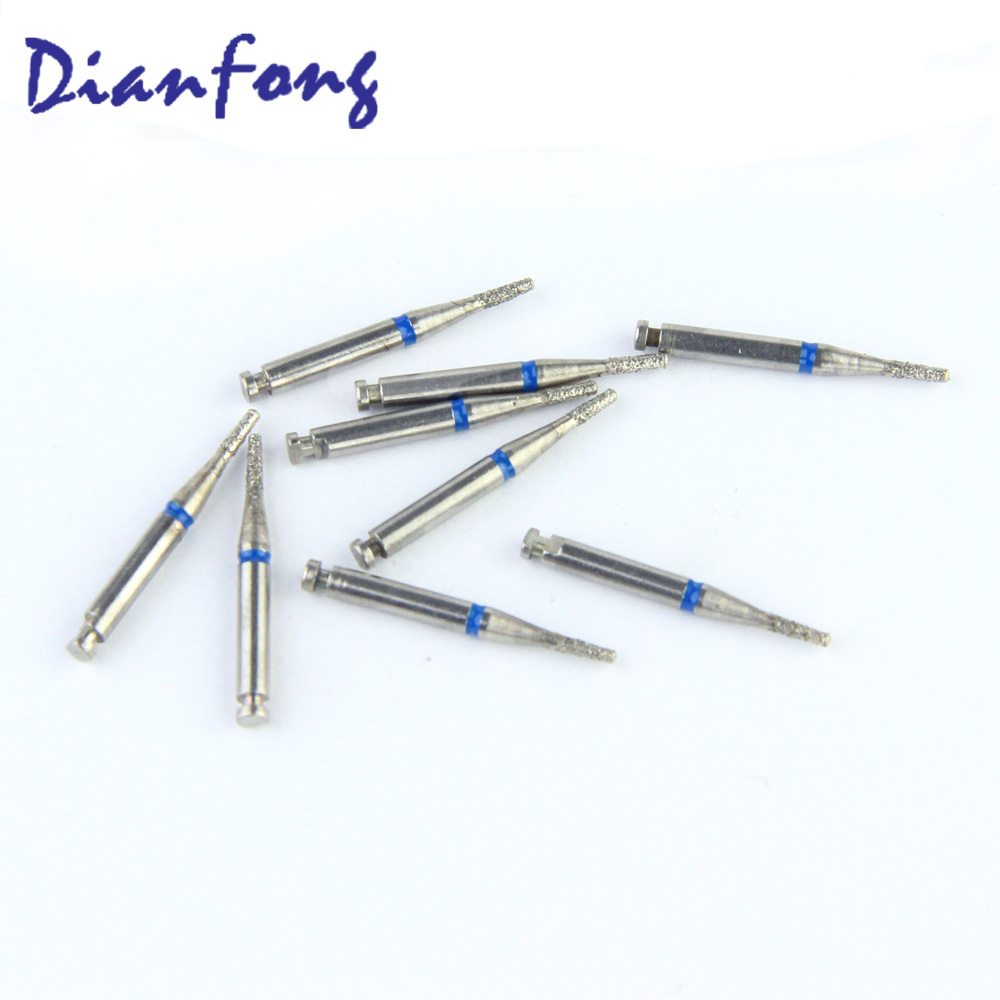 170-R012M/TF-R42 RA/CA Standard Flat Cone/Taper head 1.2mm Blue Medium Diamond Bur RA