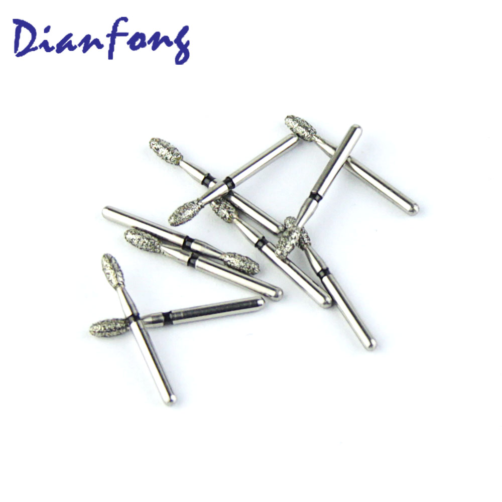 277-020S/TR-22S FG Standard Football head 2mm Black Super Coarse Diamond Bur FG