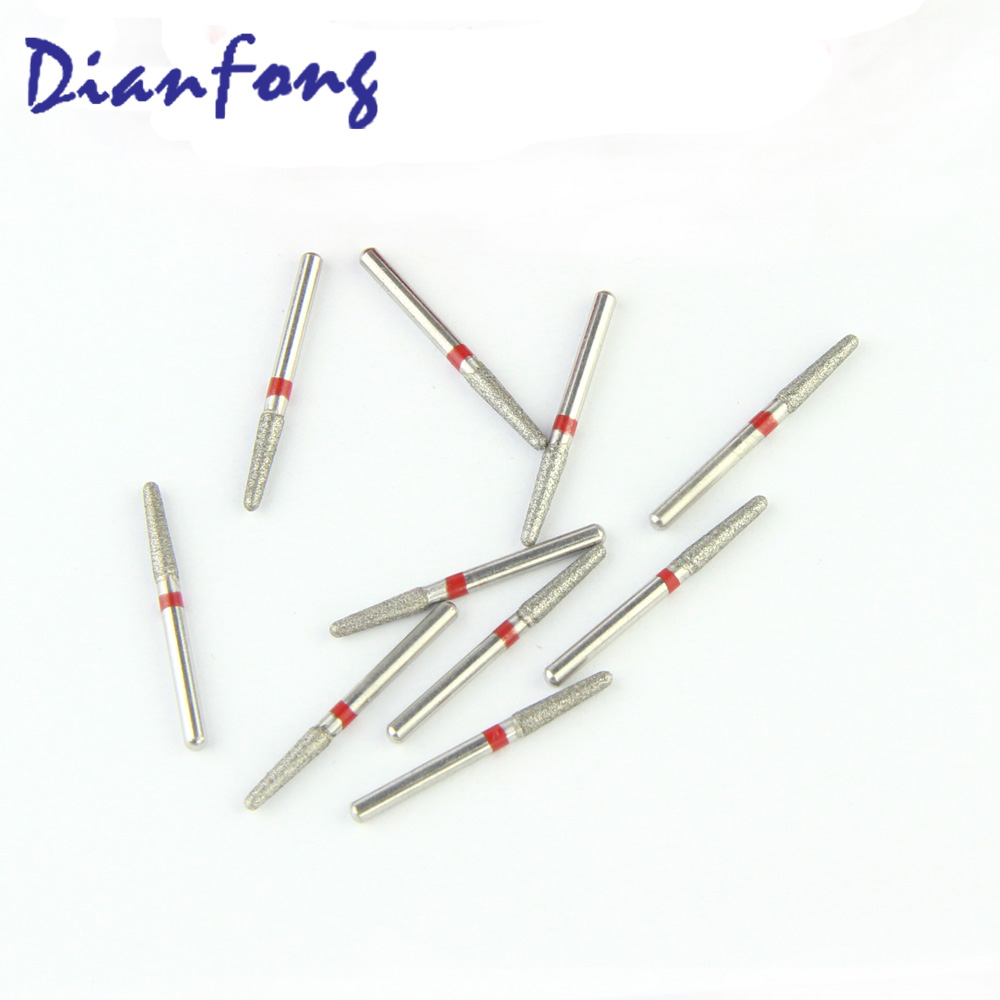 197-018F/TR-62F FG Standard Round End Cone/Taper head 1.8mm Blue Fine Diamond Bur FG