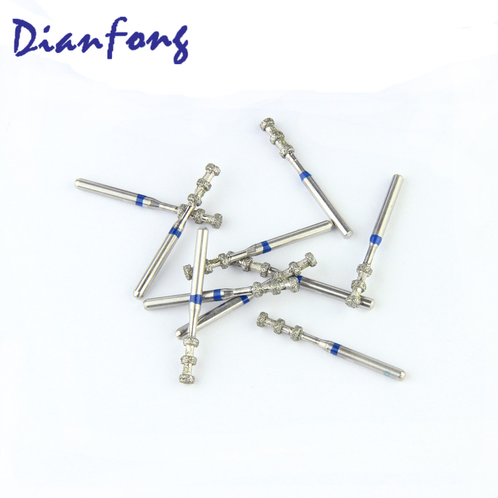 552-021M/VP-22 FG Standard Depth Marking head 2.1mm Blue Medium Diamond Bur FG