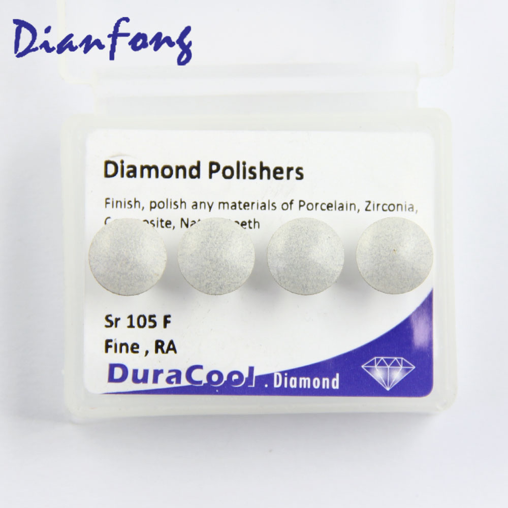 Sr105F RA/CA Standard head 1mm Light grey Fine Diamond Polisher