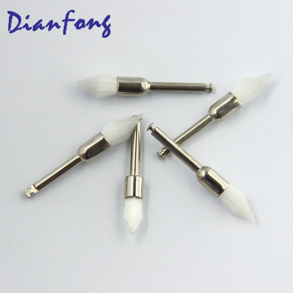 R7Cc Pointed Head Head Shape Colorful Nylon clear Color soft Polishing Brush