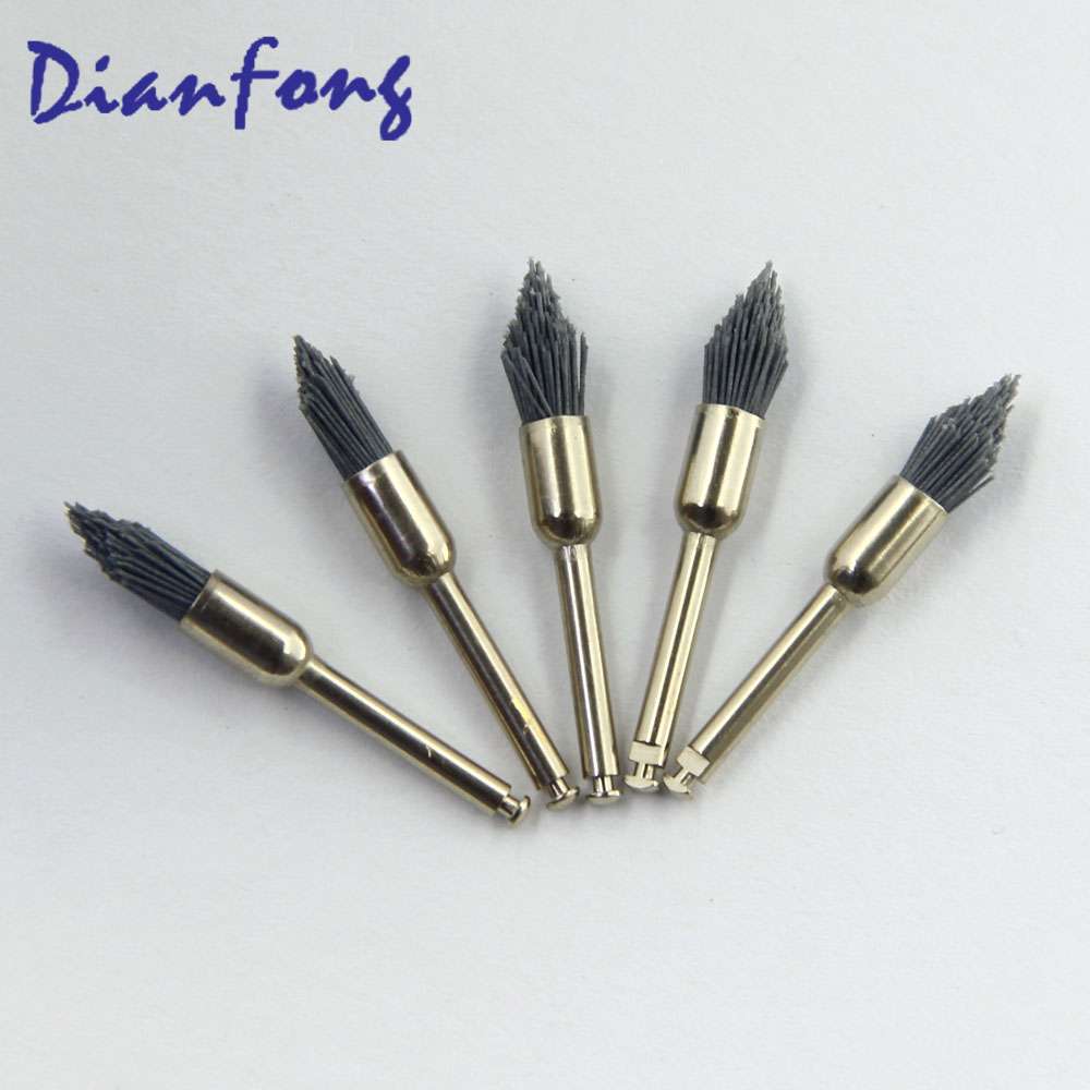 R7Sic Pointed Head Head Shape Abrasive Fiber  Color silicon carbide Polishing Brush