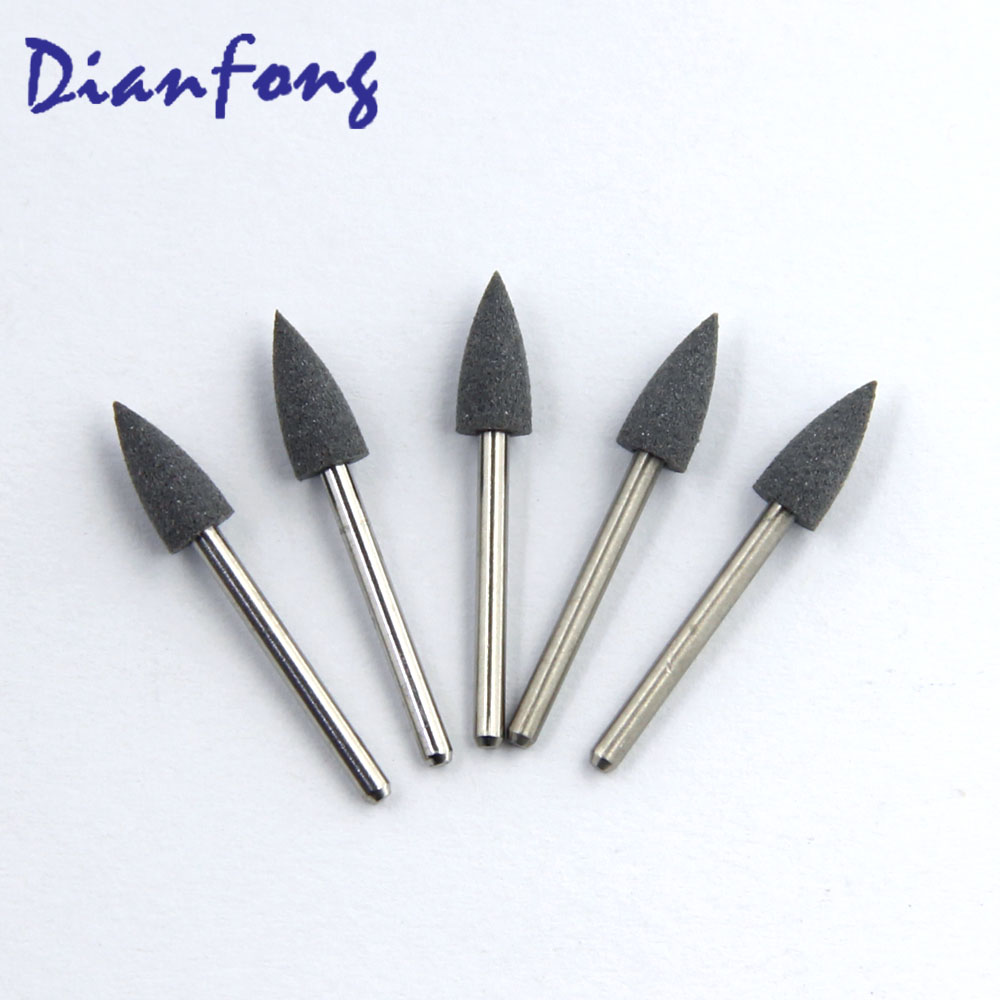 Af101C FG Standard head 0.3mm Black Coarse Silicone Polisher for Metal/Amal