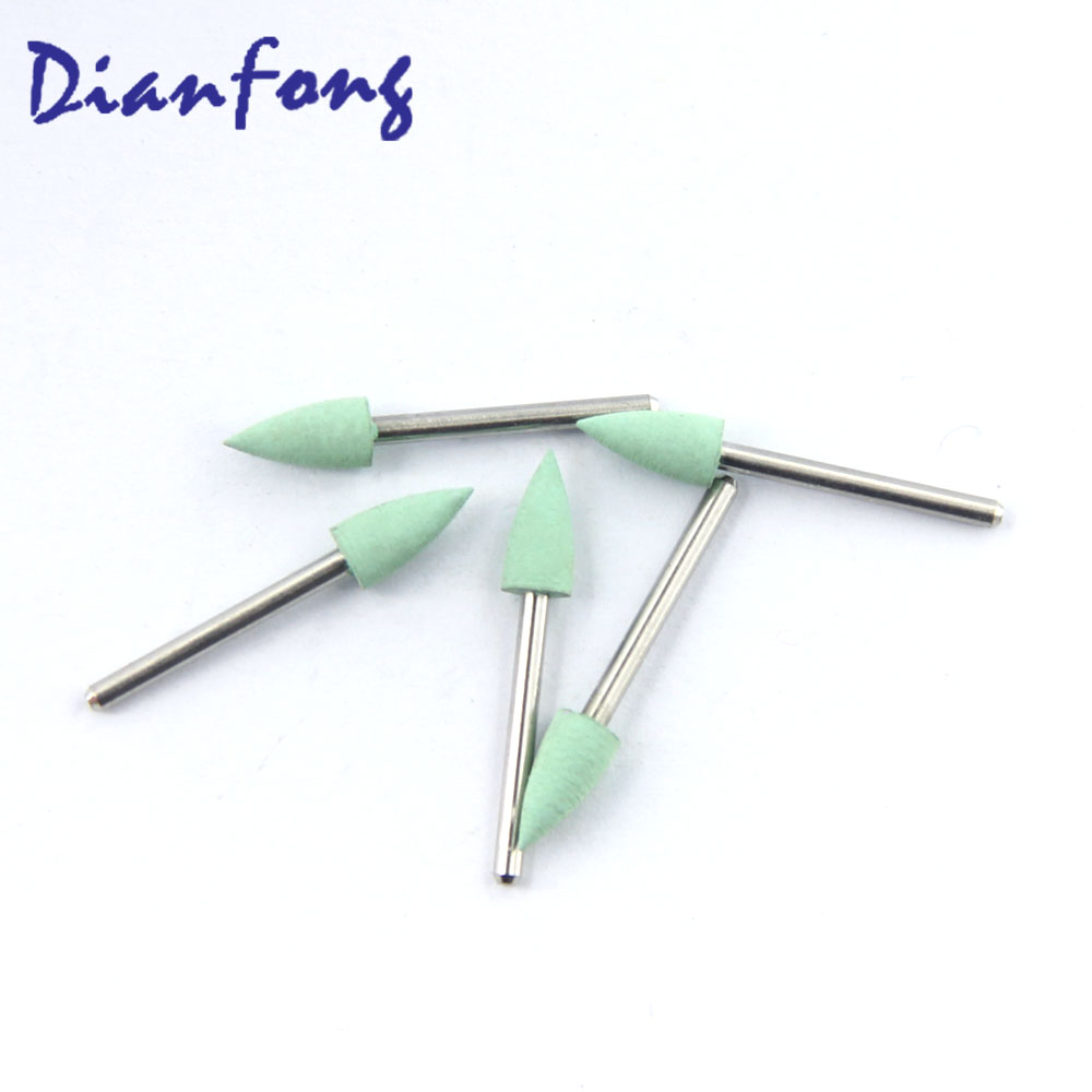 Af101F FG Standard head 0.3mm Light green Fine Silicone Polisher for Metal/Amal