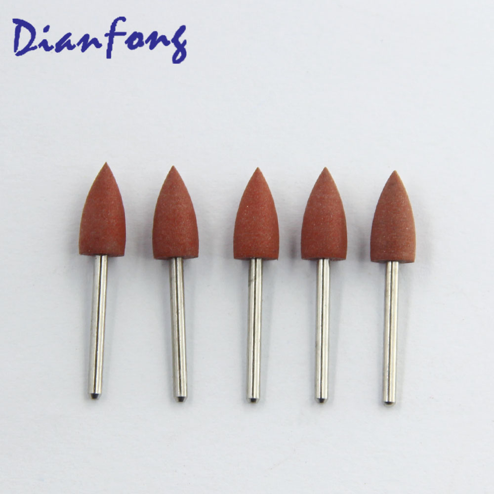 Af103M FG Standard head 0.5mm Brown Medium Silicone Polisher for Metal/Amal