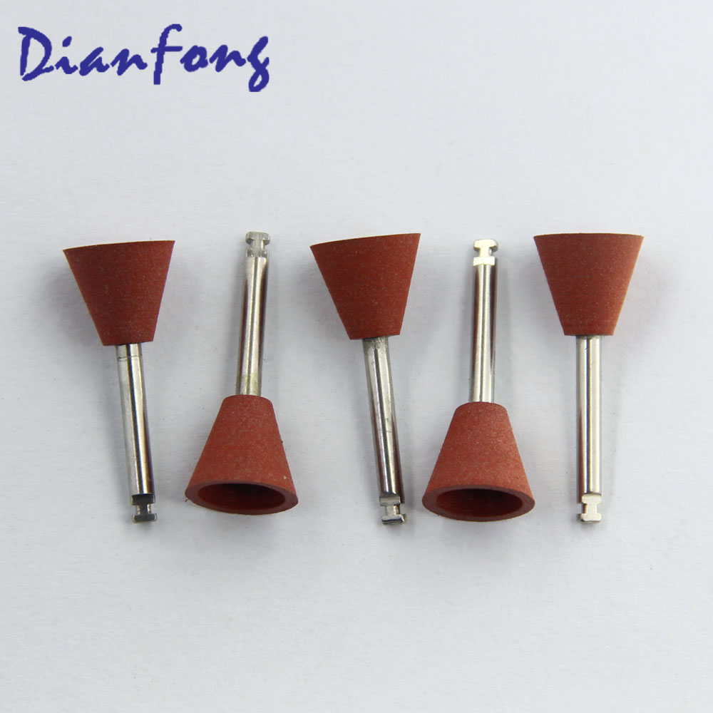 Ar108M RA/CA Standard head 1.1mm Brown Medium Silicone Polisher for Metal/Amal
