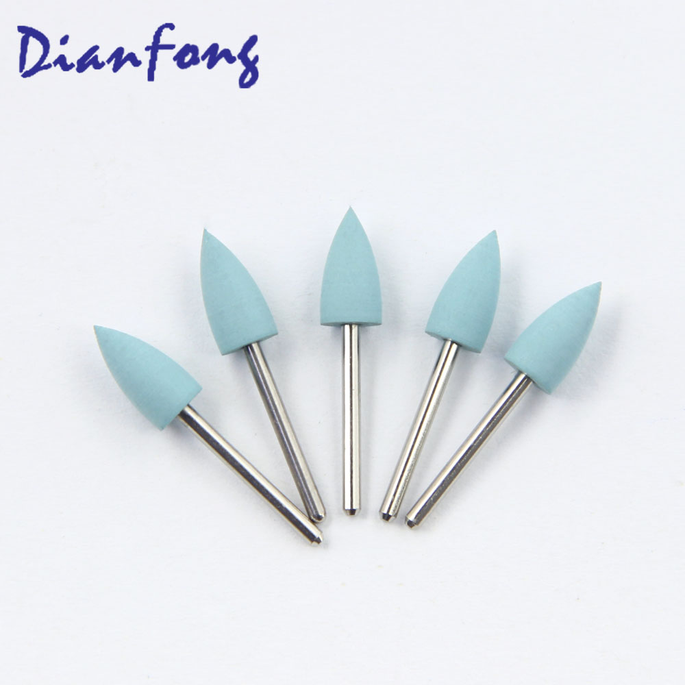 Cf103F FG Standard head 0.5mm Light blue Fine Silicone Polisher for Ceramic