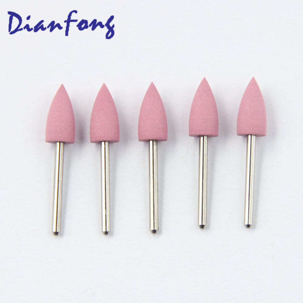 Cf103M FG Standard head 0.5mm Pink Medium Silicone Polisher for Ceramic