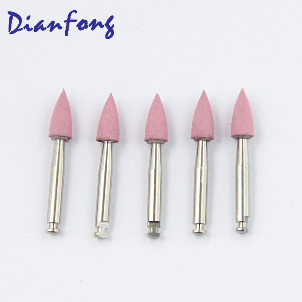 Cr101M RA/CA Standard head 0.3mm Pink Medium Silicone Polisher for Ceramic