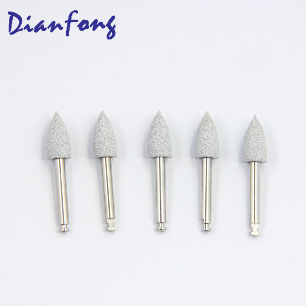 Cr103C RA/CA Standard head 0.5mm white coarse Silicone Polisher for Ceramic