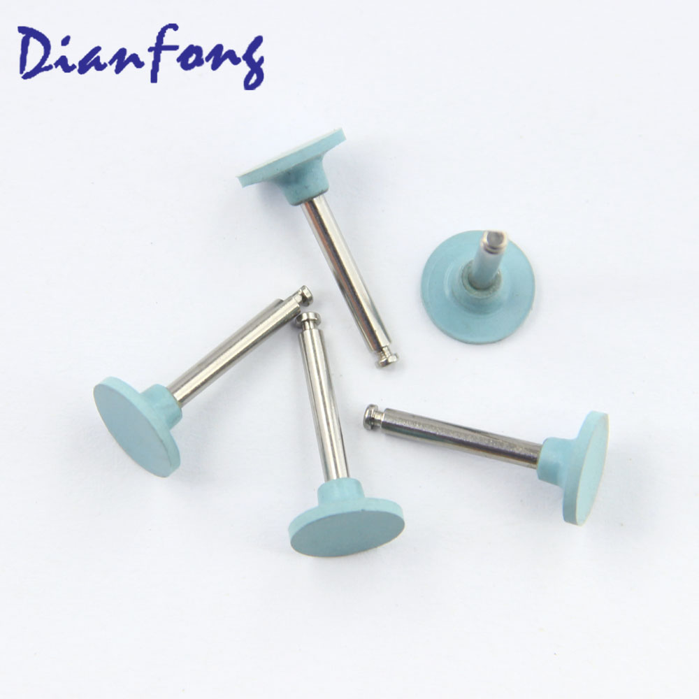 Cr104F RA/CA Standard head 1mm Light blue Fine Silicone Polisher for Ceramic