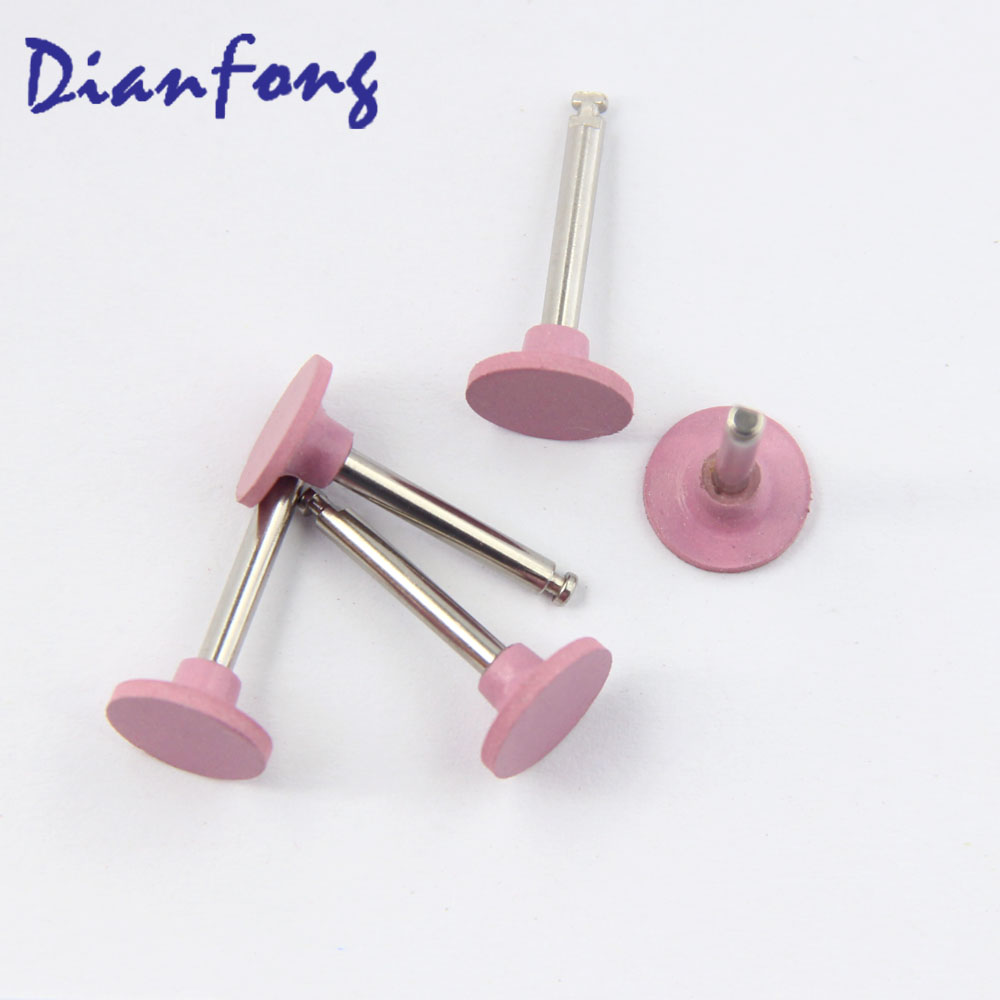 Cr104M RA/CA Standard head 1mm Pink Medium Silicone Polisher for Ceramic