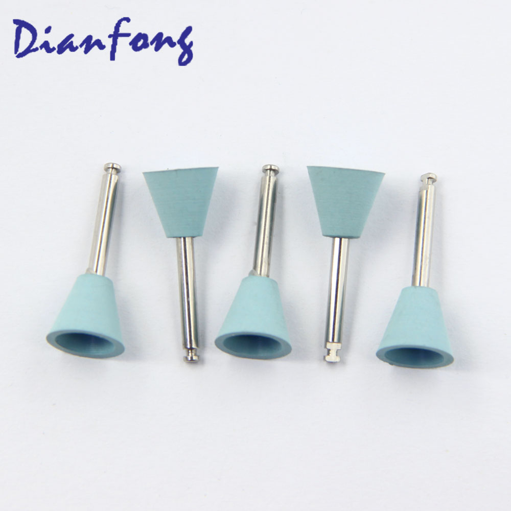 Cr108F RA/CA Standard head 1.1mm Light blue Fine Silicone Polisher for Ceramic