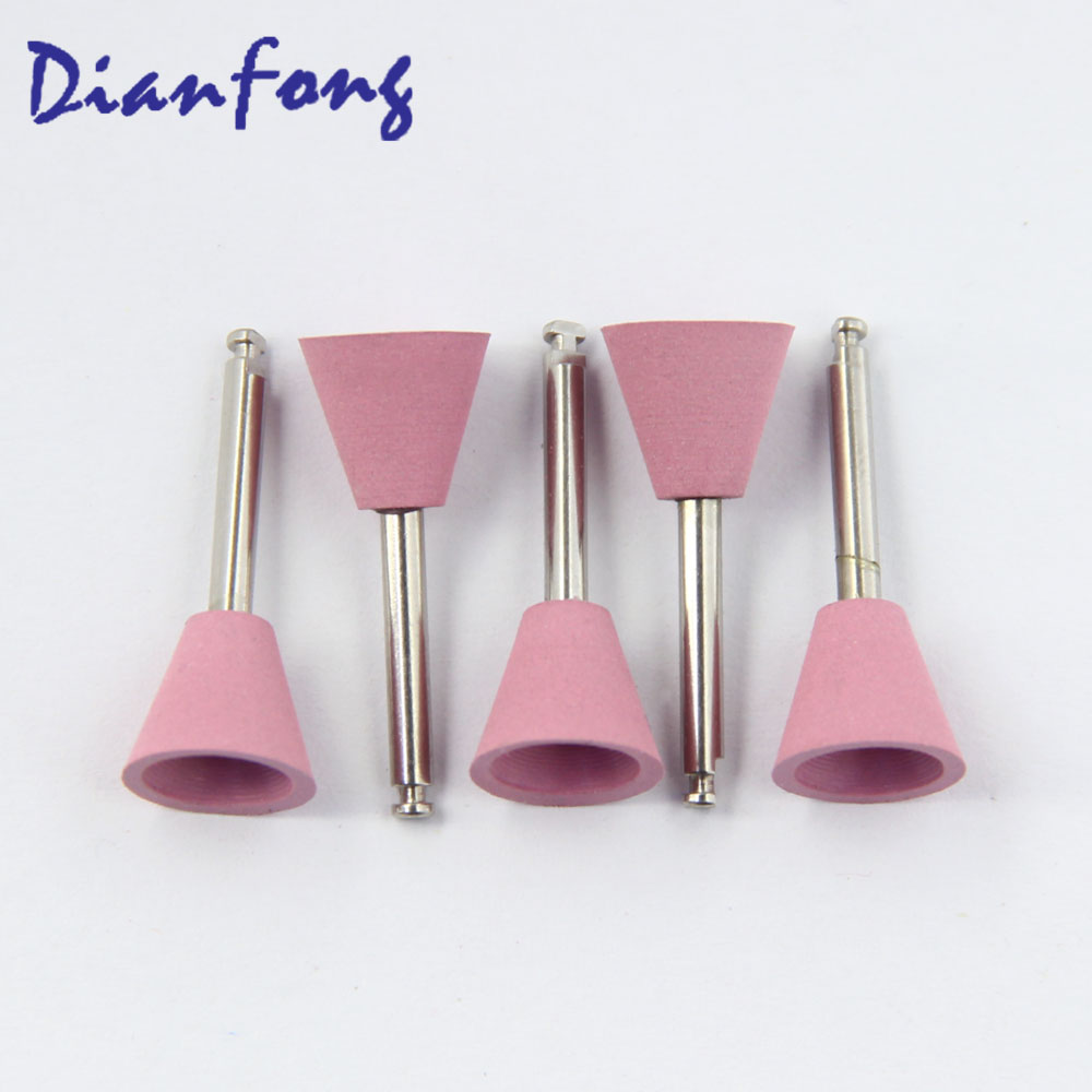 Cr108M RA/CA Standard head 1.1mm Pink Medium Silicone Polisher for Ceramic